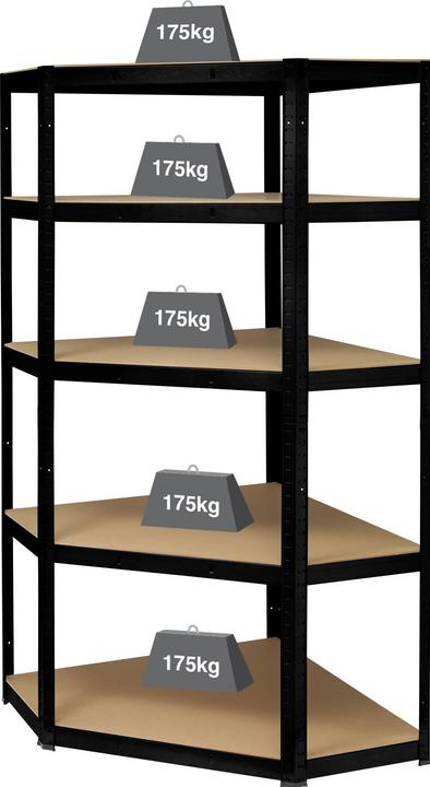 Actual product image Toolcraft Corner shelf unit