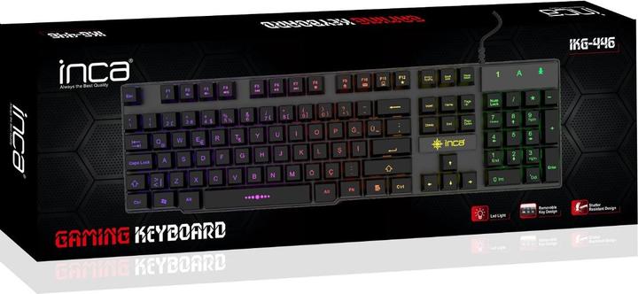 Produktbild Inca Rainbow Effect Mechanical Feel Gaming Keyboard (Deutschland, Kabelgebunden)