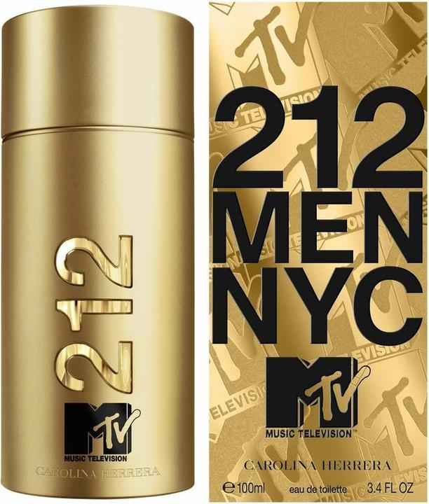 Actual product image Carolina Herrera 212 MEN NYC x MTV edt vapo ed. lim. 100ml (Eau de toilette, 100 ml)