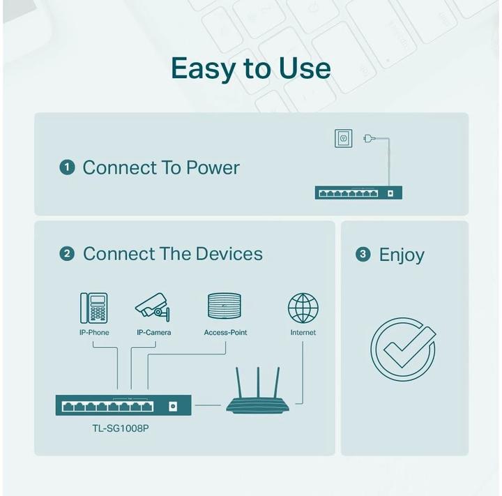 Image du produit TP-Link TL-SG1008P (8 ports)