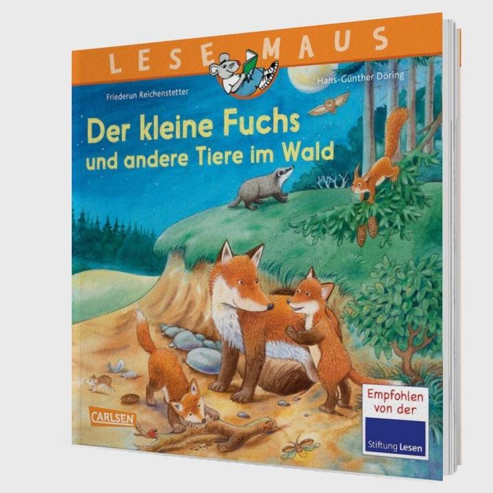 Produktbild LESEMAUS 181: Der kleine Fuchs und andere Tiere im Wald (Deutsch, Friederun Reichenstetter, Hans-Günther Döring, 2023)