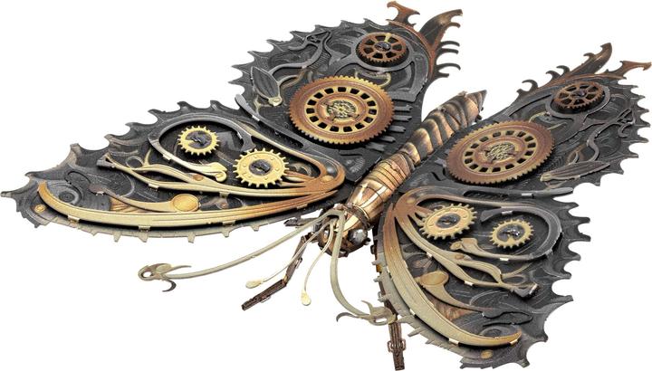 Actual product image Metal Earth Steampunk butterfly (coloured model) ME1021