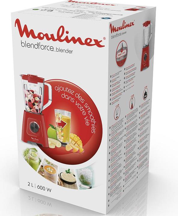 Produktbild Moulinex Blendforce 2 LM420510 - Blender - Rood (550 W)