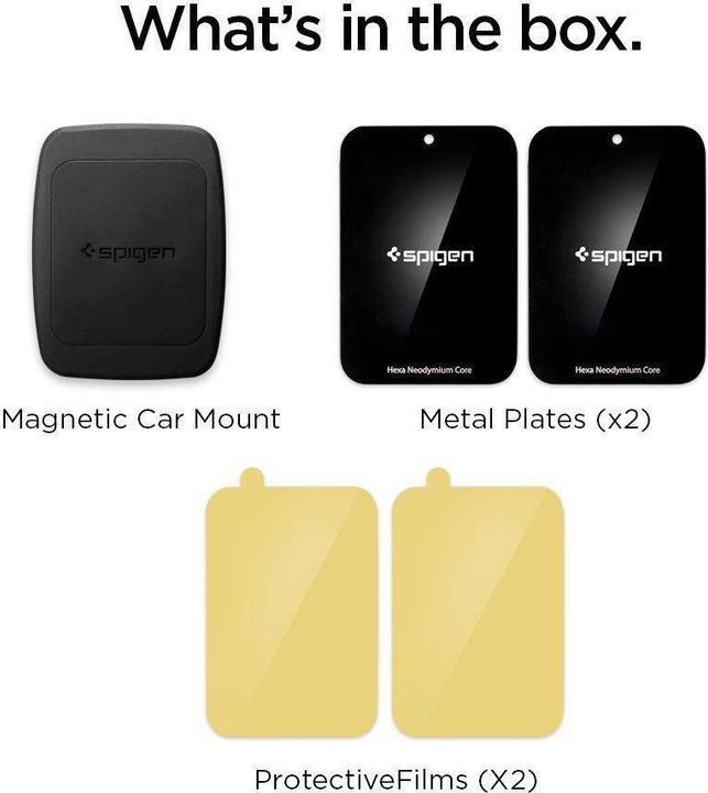 Actual product image Spigen H12 Vent Magnetic Car Mount Holder