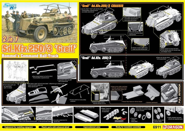 Produktbild 1:35 Sd.Kfz.250/3 "Greif"