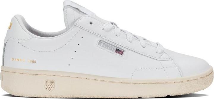 K-Swiss Slammklub CC Sneakers voor heren, WHT/WHT/Vintage, 43 EU, Wht Wht Vintage, 43 EU (43)