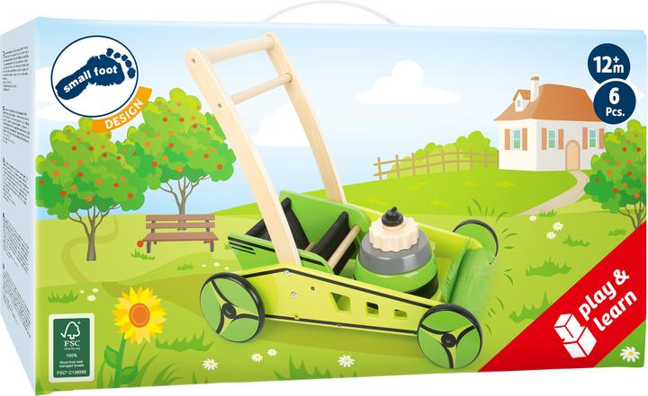 Actual product image small foot baby walker lawn mower