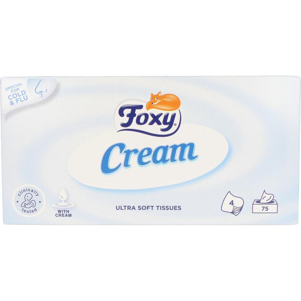 Foxy, Taschentücher + Kosmetiktücher, Cream