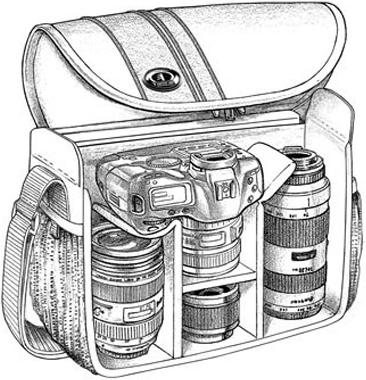 Actual product image Tamrac Rally 5, shoulder bag (Camera shoulder bag)