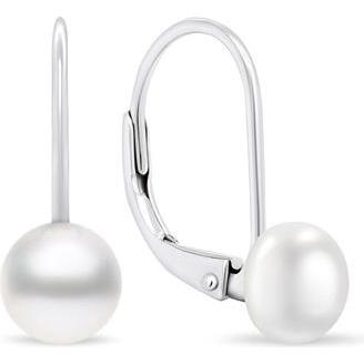 Brilio, Ohrringe, Silver - Fine silver earrings with pearls EA409W/410/411 - Diameter: 0.6 cm