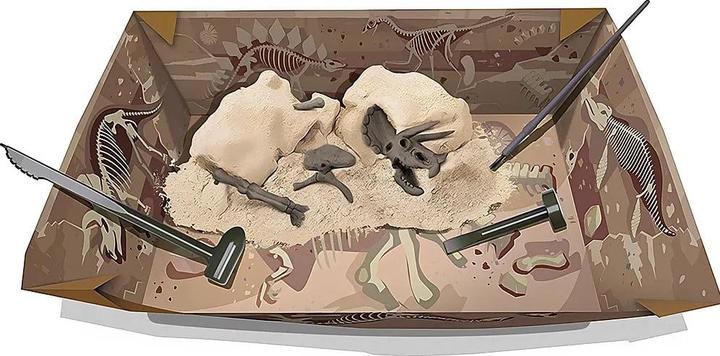 Actual product image 4M Dinosaur excavation - Triceratops