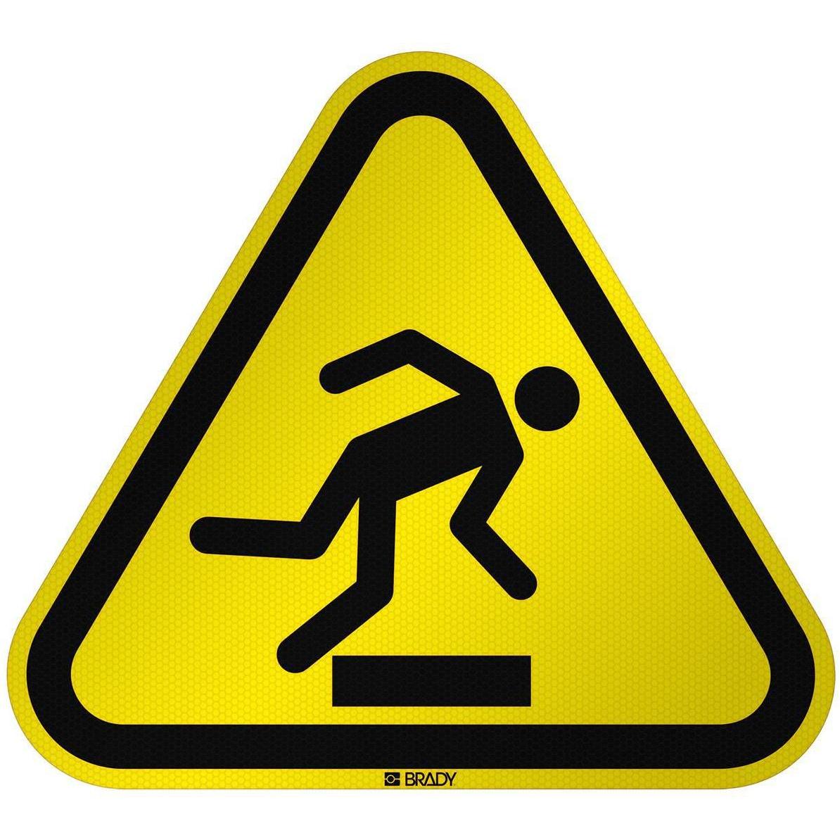 Brady, Etiketten, ISO Safety Sign Warning Floor