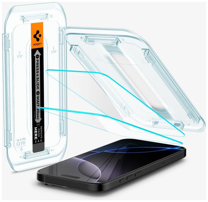 Spigen Glas.TR EZ Fit (2 Stück, Apple iPhone 16 Pro Max)