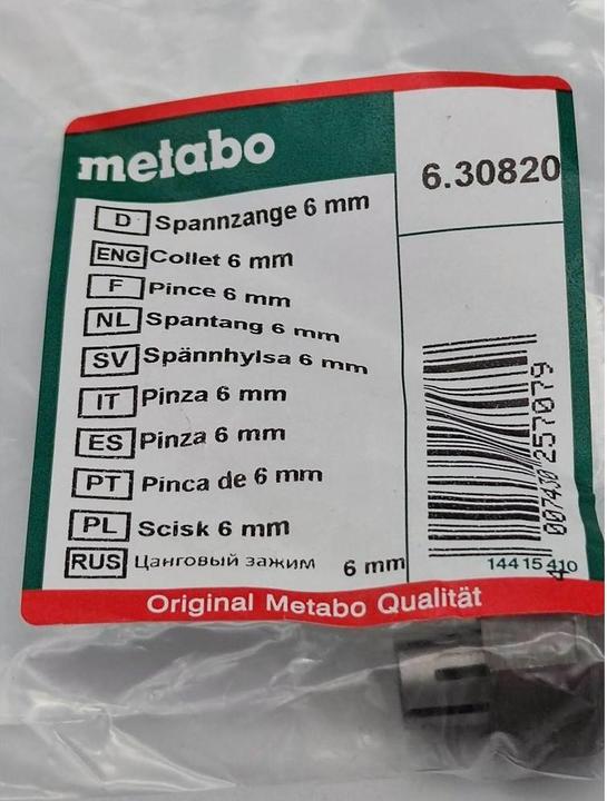 Actual product image Metabo Collet Collet nut