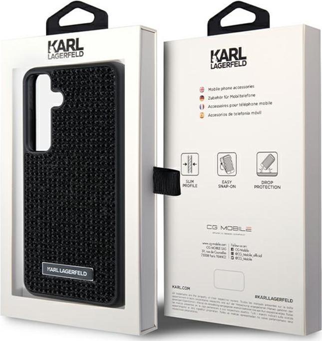 Produktbild Karl Lagerfeld KLHCMHDSPRK + S926 hardcase czarny/black Rhinestone Metal Logo (Samsung Galaxy S24+)