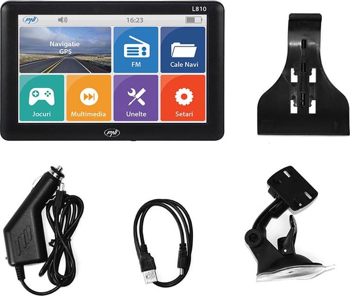 Produktbild PNI GPS-Navigationssystem L810 7-Zoll-Bildschirm, Europakarte Mireo Don't Panic + Lebenslange Karten (7")