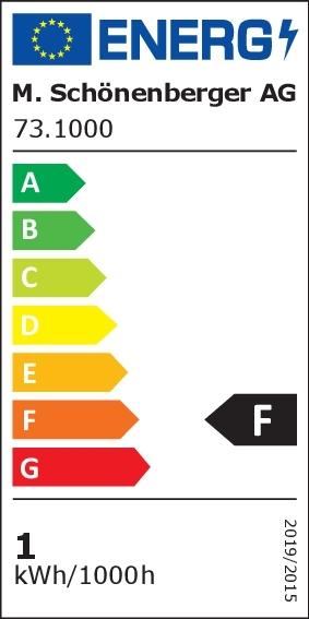 Energie-Label Schönenberger LED Bodeneinbaustrahler RAINDROP (100 lm, IP65)
