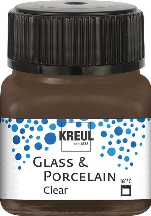 Produktbild Kreul Glass & Porcelain Clear, Porzellan- und Glasfarbe (Rosa, 20 ml)