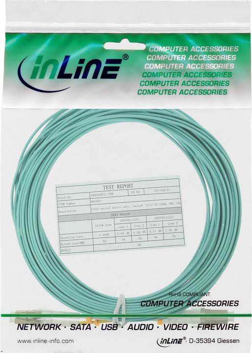 Image du produit InLine LWL Câble duplex (CAT6, 1 m)