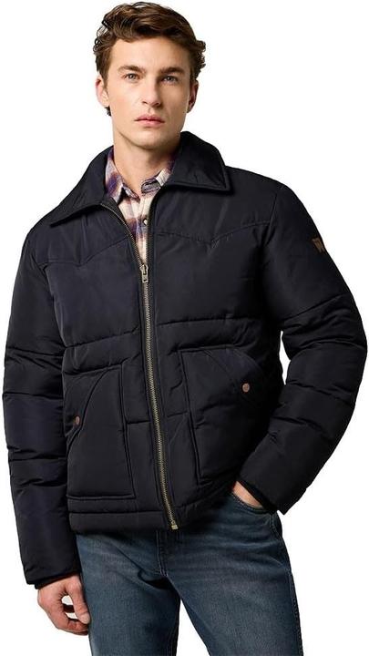 Actual product image Wrangler Puffer Jacket, Regular Fit, Machine Washable (L)