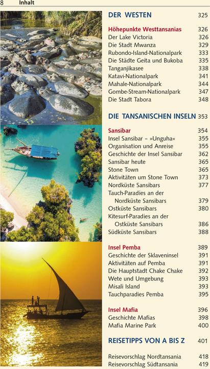 Immagine prodotto Reiseführer Tansania und Sansibar (Tedesco, Francisca Chengula)