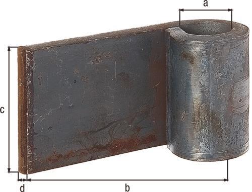 Image du produit GAH Bande à souder 20x100x60x8mm acier brut