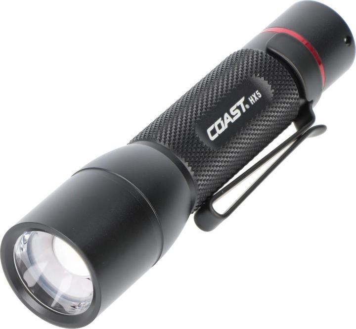 Produktbild Coast LED Taschenlampe HX5 mit Slide Fokus inklusive Batterie (10.40 cm, 375 lm)