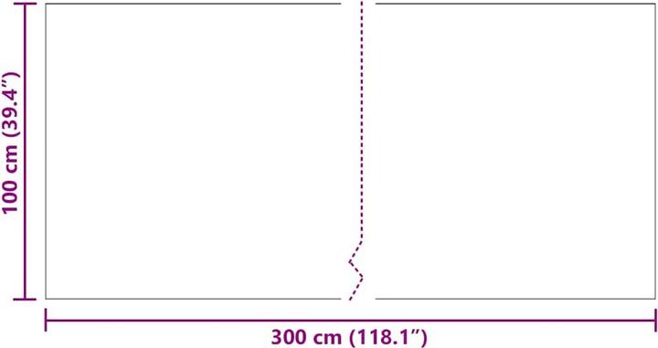 Produktbild vidaXL Teppichläufer (100 x 300 cm)