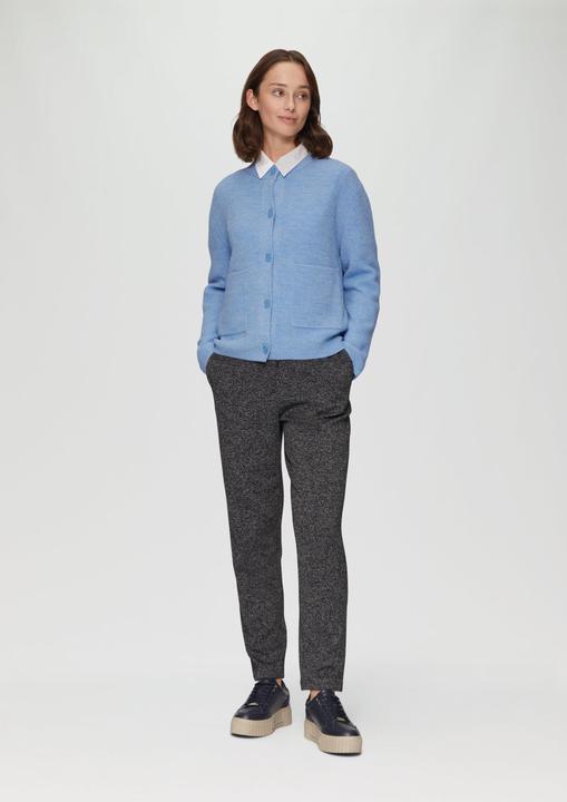 Image du produit S.Oliver Strickjacke Strickjacke aus Alpakamix mit aufgesetzten Taschen (44)