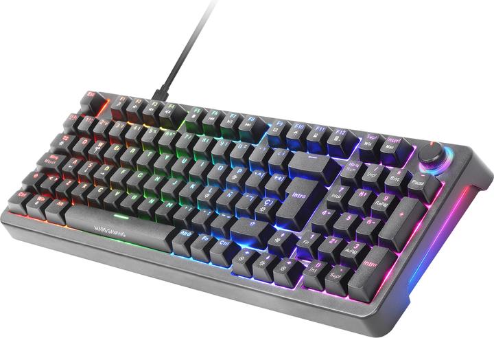 Immagine prodotto Mars Gaming Clavier Gamer Mécanique (Yellow Switch) Mkpro RGB (Noir) (FR, Cablato)