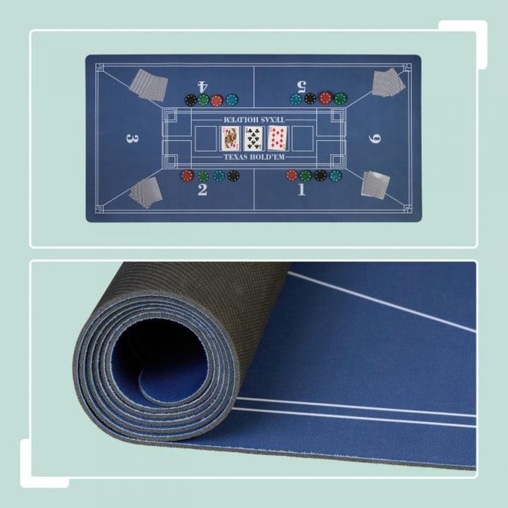 Actual product image Relaxdays Pokermatte 120 x 60 cm