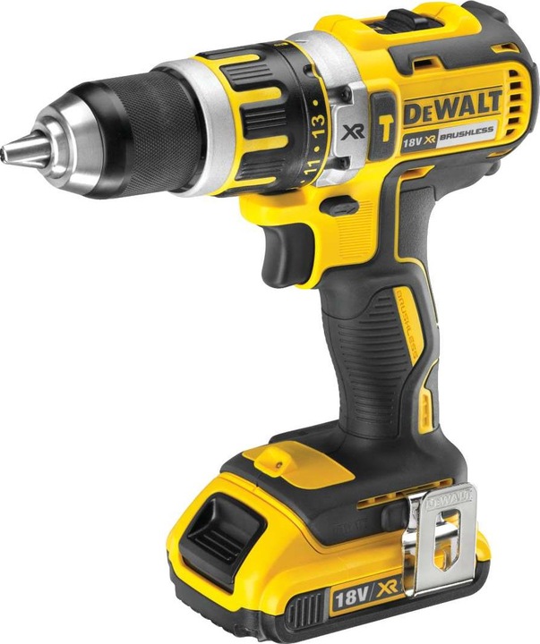 Productafbeelding DeWalt DCK266PT2-QW 18V Combi-set met 5,0 Ah batterijen en lader T-STAK-Box (Oplaadbare batterij)