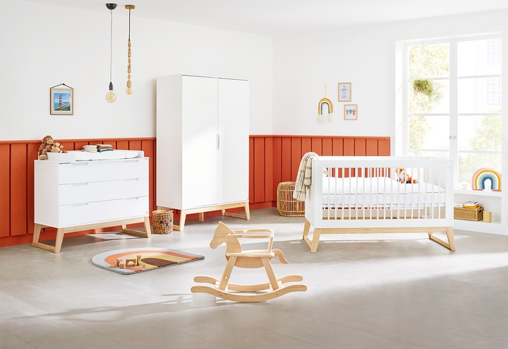 Produktbild Pinolino Kinderzimmer-Set 'Bridge' breit, 3-tlg. (Kinderkleiderschrank)