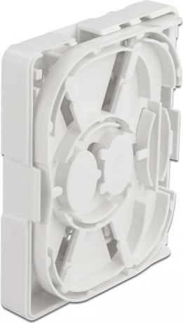 Immagine prodotto Delock Scatola di giunzione a parete per fibre ottiche per 2 x SC simplex o LC duplex bianco (Scatola di giunzione)