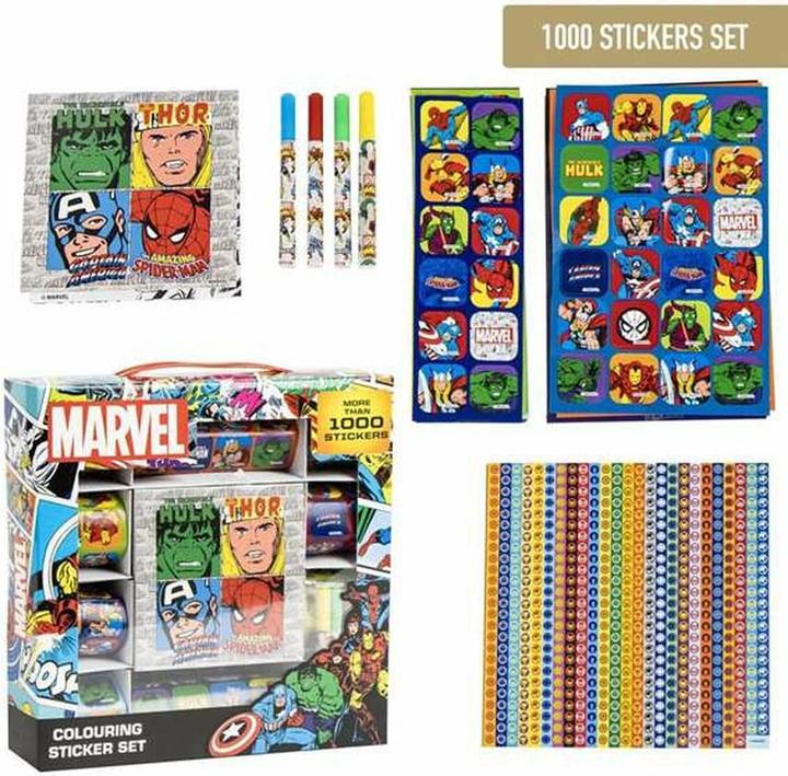Actual product image Cerdá Marvel stickers set 1000pcs