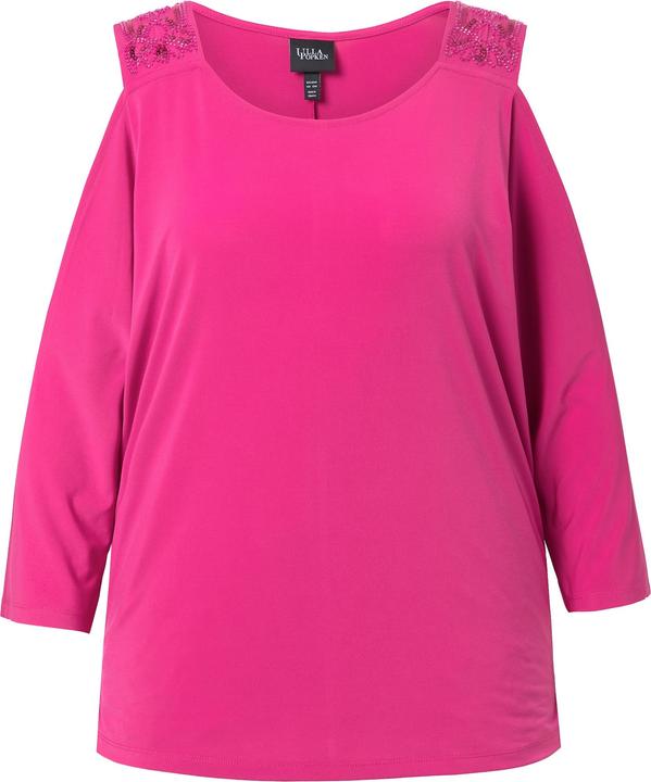 Produktbild Ulla Popken T-Shirt, bequeme Passform, Schulter CutOut (42, 44)