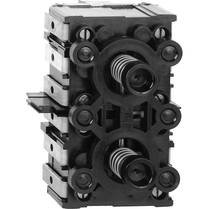 Schneider Electric Kontaktblock XESD2201, Taster + Schalter, Schwarz