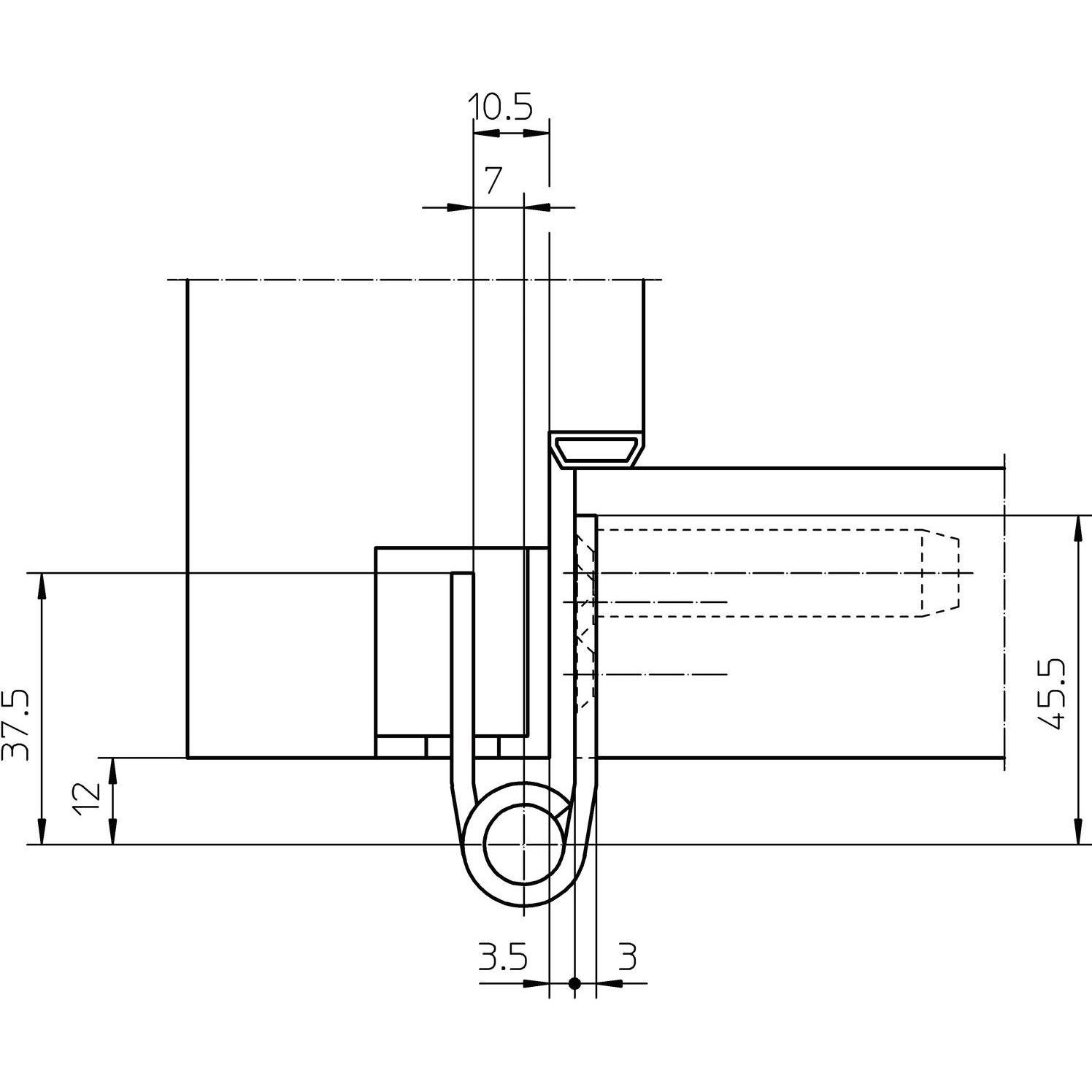 Thumbnail - Simonswerk, Türbeschlag + Scharnier, Objektbänder VARIANT VX 7729/160 18-3