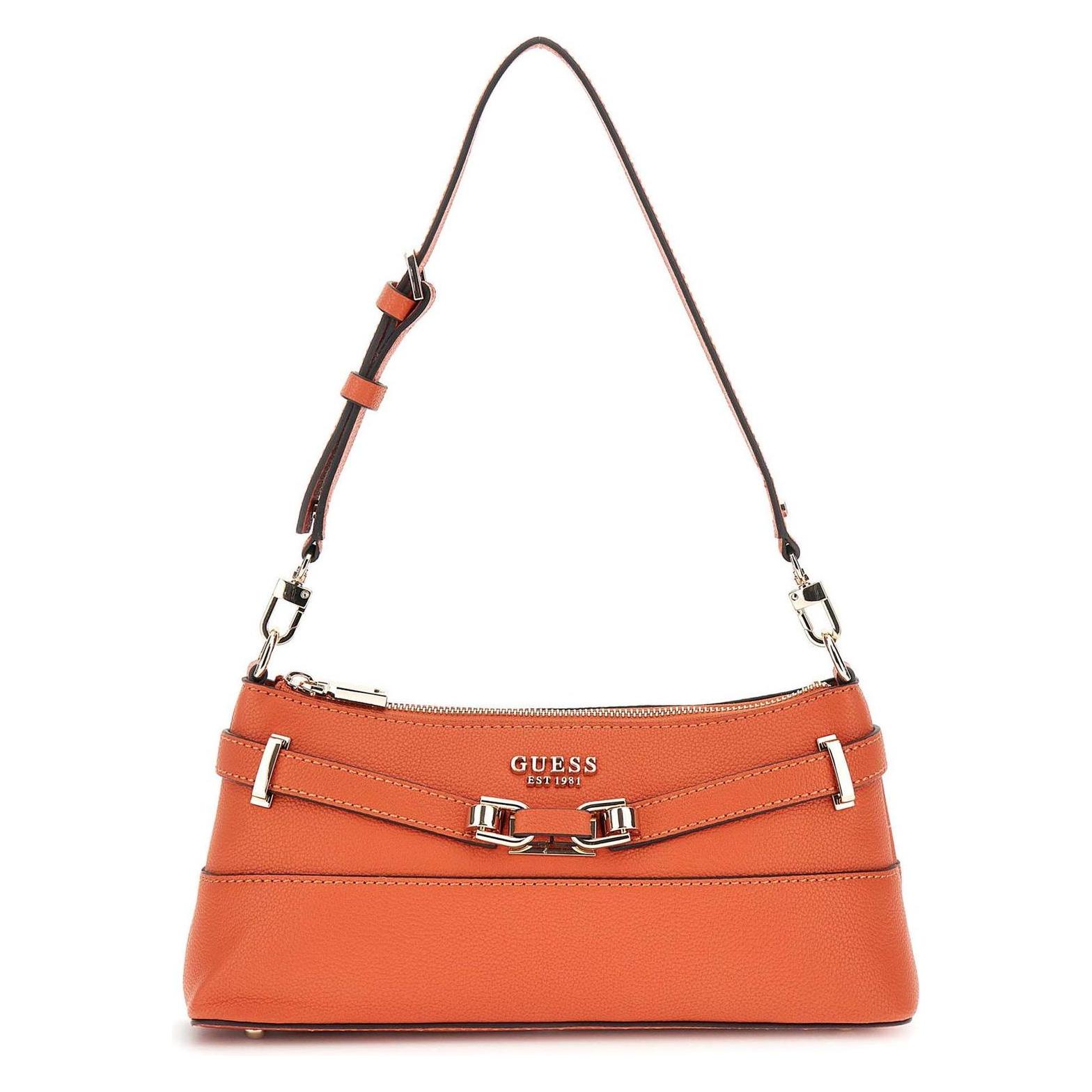 Guess, Damen, Handtasche, Silvye Shoulder Bag, Orange