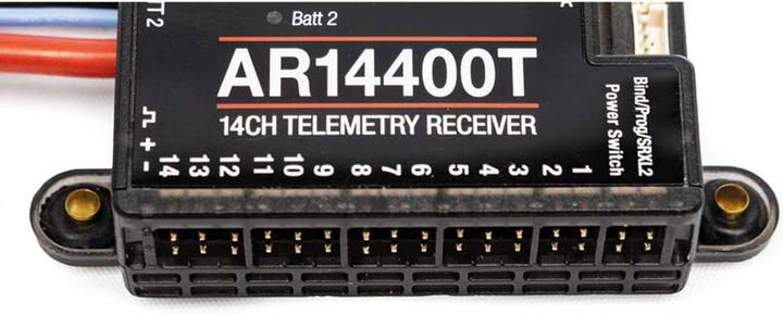 Actual product image Spektrum AR14400T 14 Channel PowerSafe Telemetry Receiver
