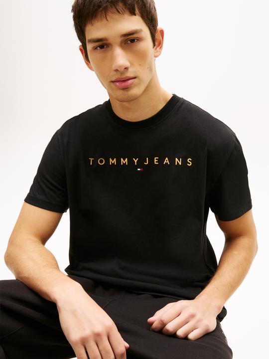 Produktbild Tommy Jeans Linear Logo Embroidery Jersey T-Shirt (L)