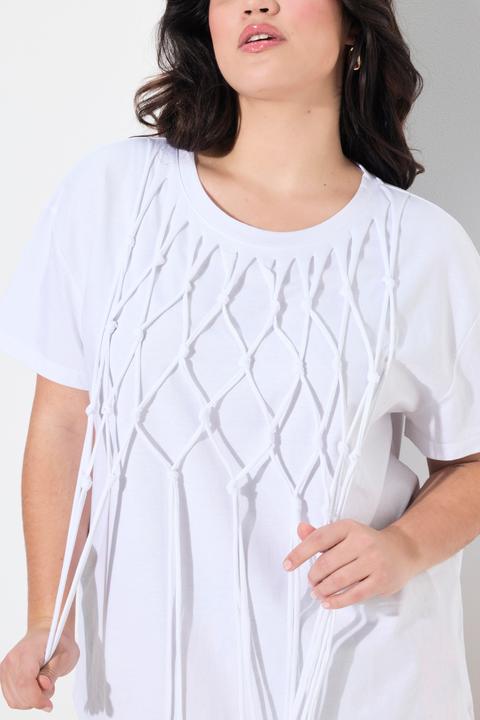 Immagine prodotto Angel of Style T-Shirt, Boxy Fit, Knotenfransen (50)