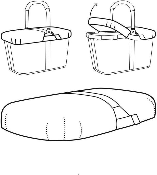 Produktbild reisenthel Carrybag - Einkaufskorb mit Abdeckung
