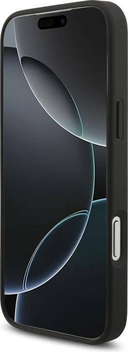 Actual product image Lacoste Iconic Petit Pique Woven Logo MagSafe Case for iPhone 17 Pro Max Navy Blue (Apple iPhone 17 Pro Max)