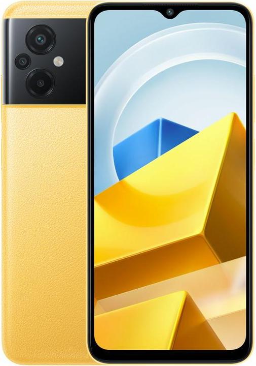 Actual product image Xiaomi Poco M5 (64 GB, Yellow, 6.58", Dual SIM, 4G)