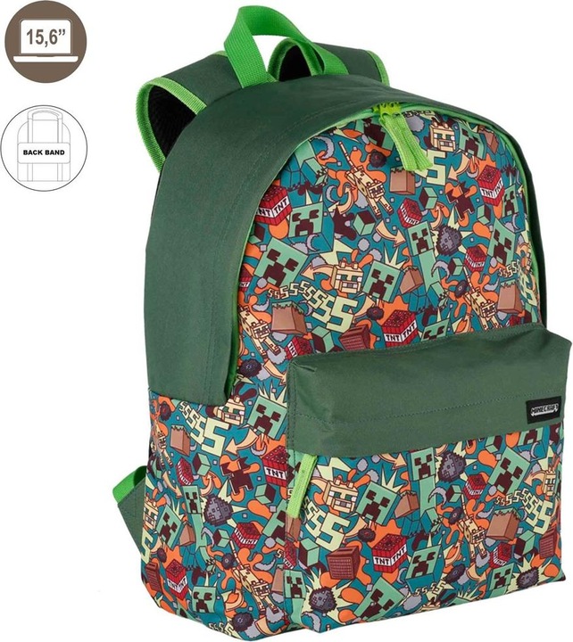 Toybags Minecraft - Rucksack - Crazy