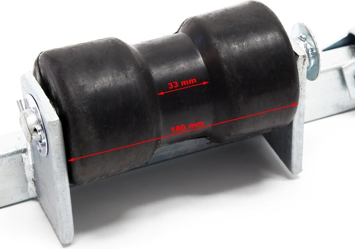 Actual product image Wiltec Small pendulum roller boat 111cm slip aid keel roller centring aid keel roller