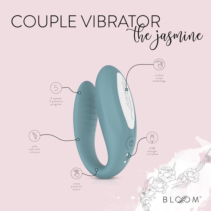 Image du produit Bloom The Jasmine Vibromasseur en forme de C - Vert