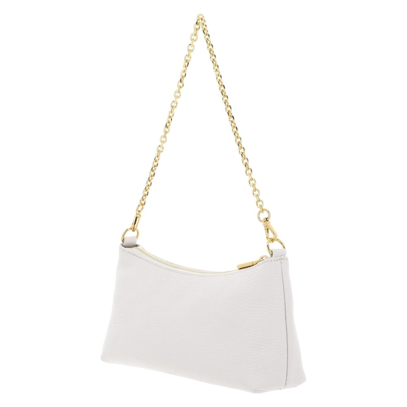 Coccinelle, Damen, Handtasche, Aura Mini Bag Grained Leather, Beige