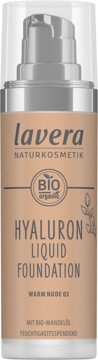 Produktbild Lavera BIO-Make-up Liquid Hyaluron N°03 Warm Nude - 30ml -